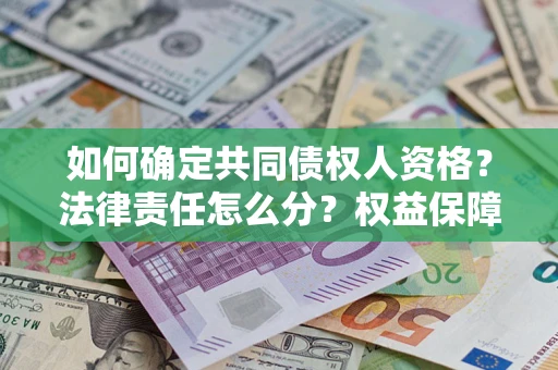 北京如何确定共同债权人资格？法律责任怎么分？权益保障技巧揭秘！