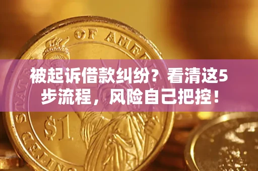 北京被起诉借款纠纷？看清这5步流程，风险自己把控！