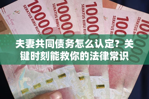 北京夫妻共同债务怎么认定？关键时刻能救你的法律常识
