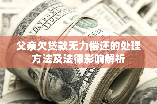 北京父亲欠贷款无力偿还的处理方法及法律影响解析