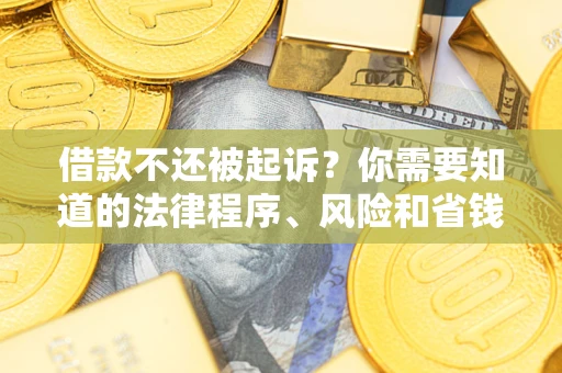 北京借款不还被起诉？你需要知道的法律程序、风险和省钱技巧
